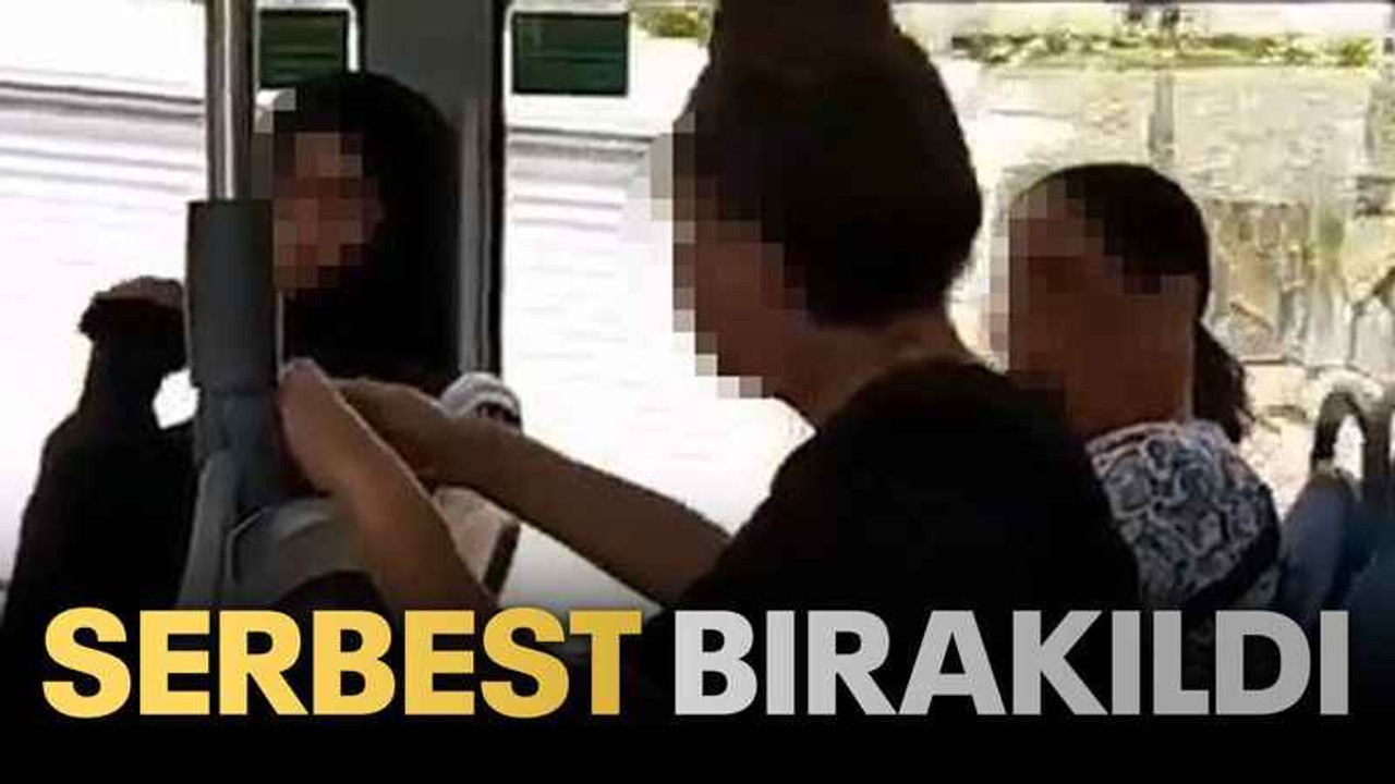 "Peçeni al git" demişti, serbest bırakıldı